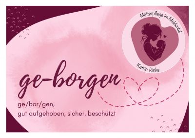 Gutschein Mütterpflege vorn